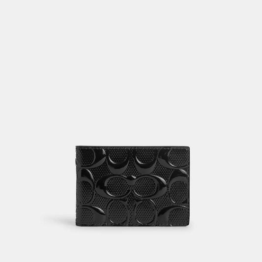 Coach Outlet Compact Billfold Wallet In Signature Leather