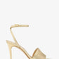 Elyse Crackled Metallic Leather Sandal