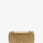Christie Metallic Lizard Embossed Leather Envelope Bag