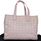 Chanel Travel Line  Canvas Tote Bag (Pre-Owned)