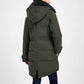 Women's Faux-Fur-Trim Hooded Puffer Coat