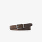 Reversible Leather and Snake Embossed Belt