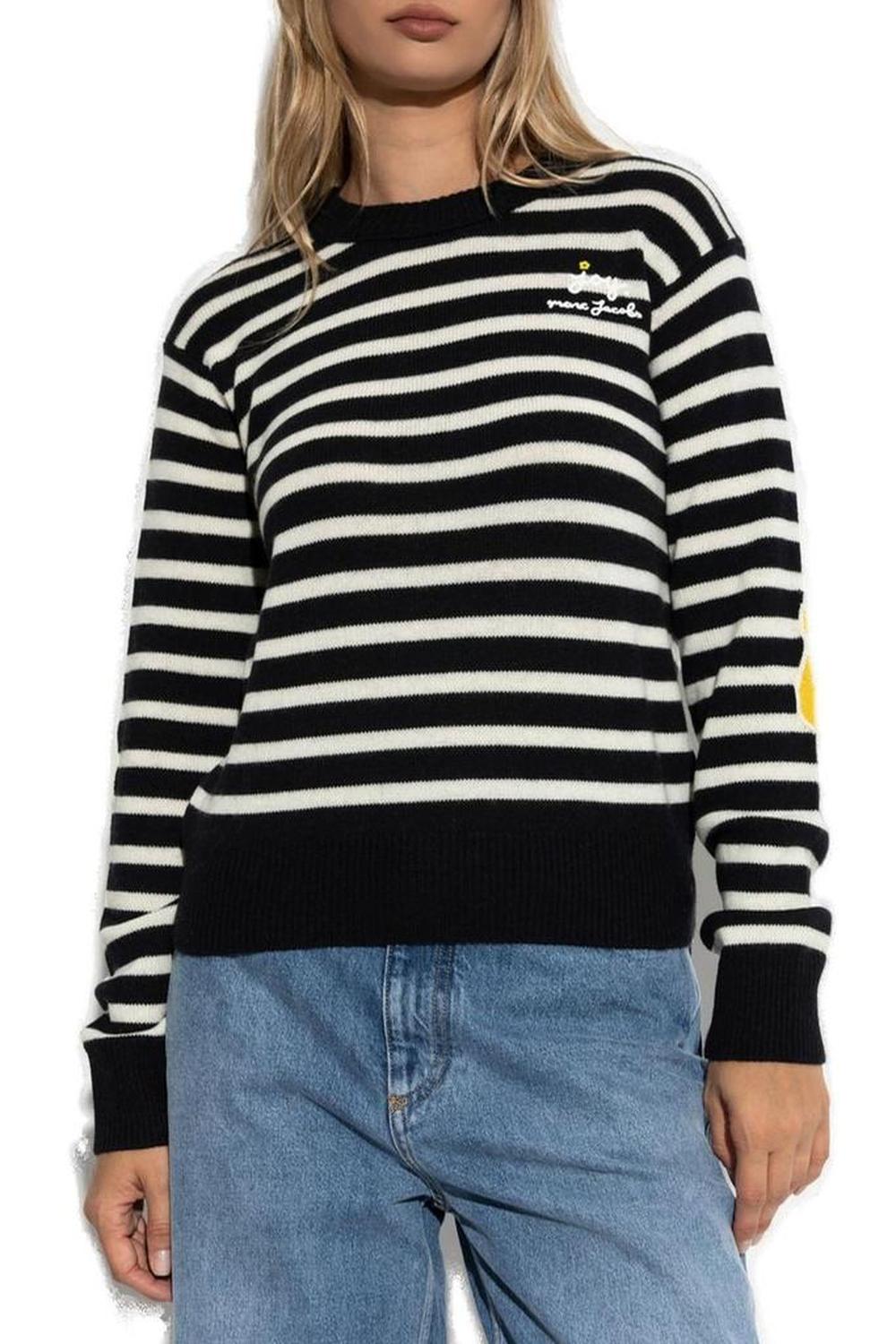 Marc Jacobs Joy Striped Crewneck Jumper