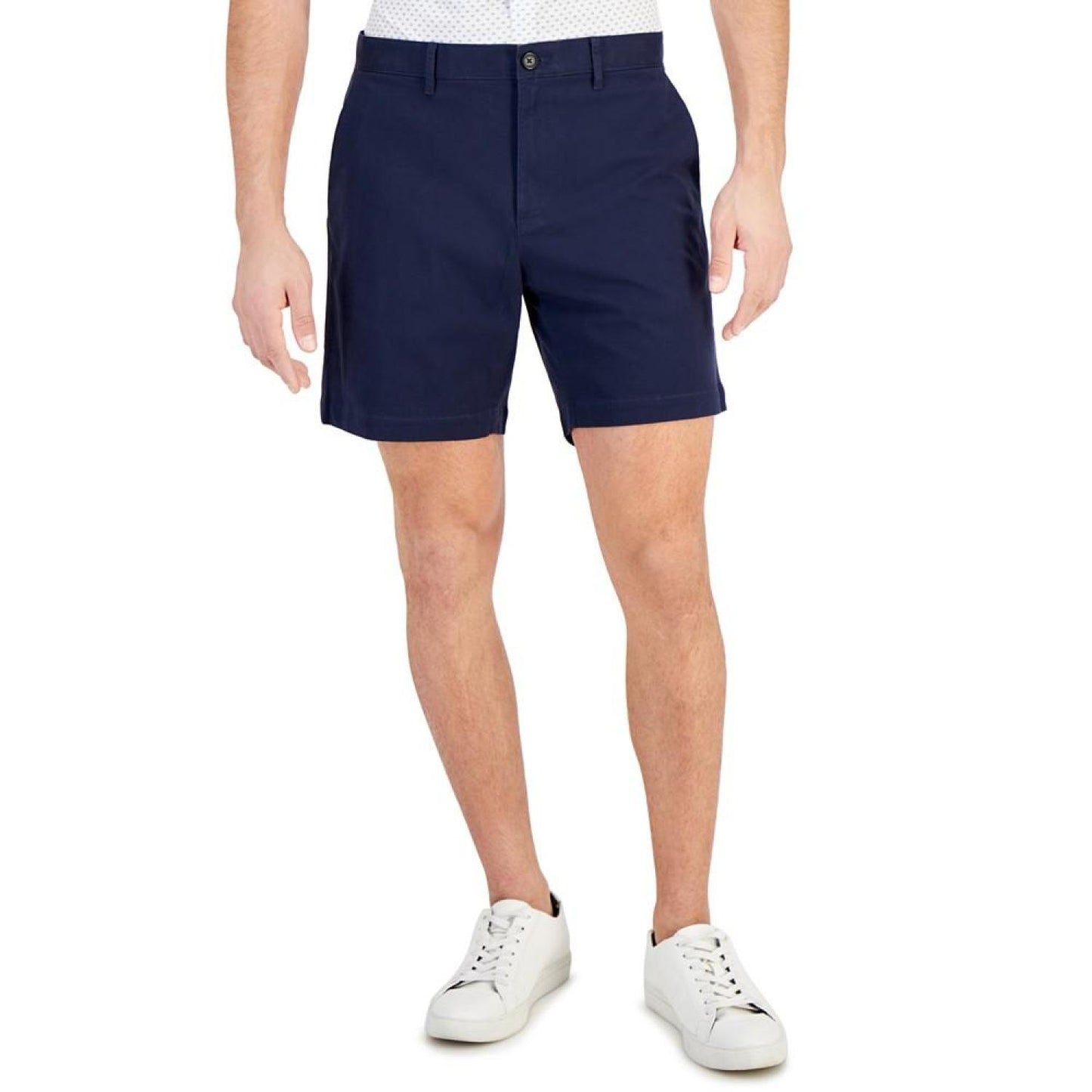 Men's Slim-Fit Stretch Herringbone Twill 7" Shorts