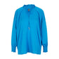 Relaxed-fit blouse in stretch silk with tie front