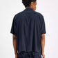 Men's Oversized-Fit Printed Button-Down Camp Shirt