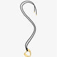 Precious Metal-Plated Brass Heart Necklace