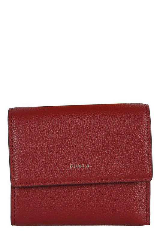 Furla Logo Printed Goccia M Compack Wallet