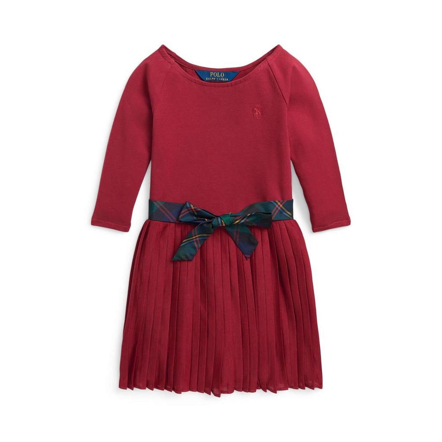 Pleated Stretch Jersey Dress (Toddler/Little kids)