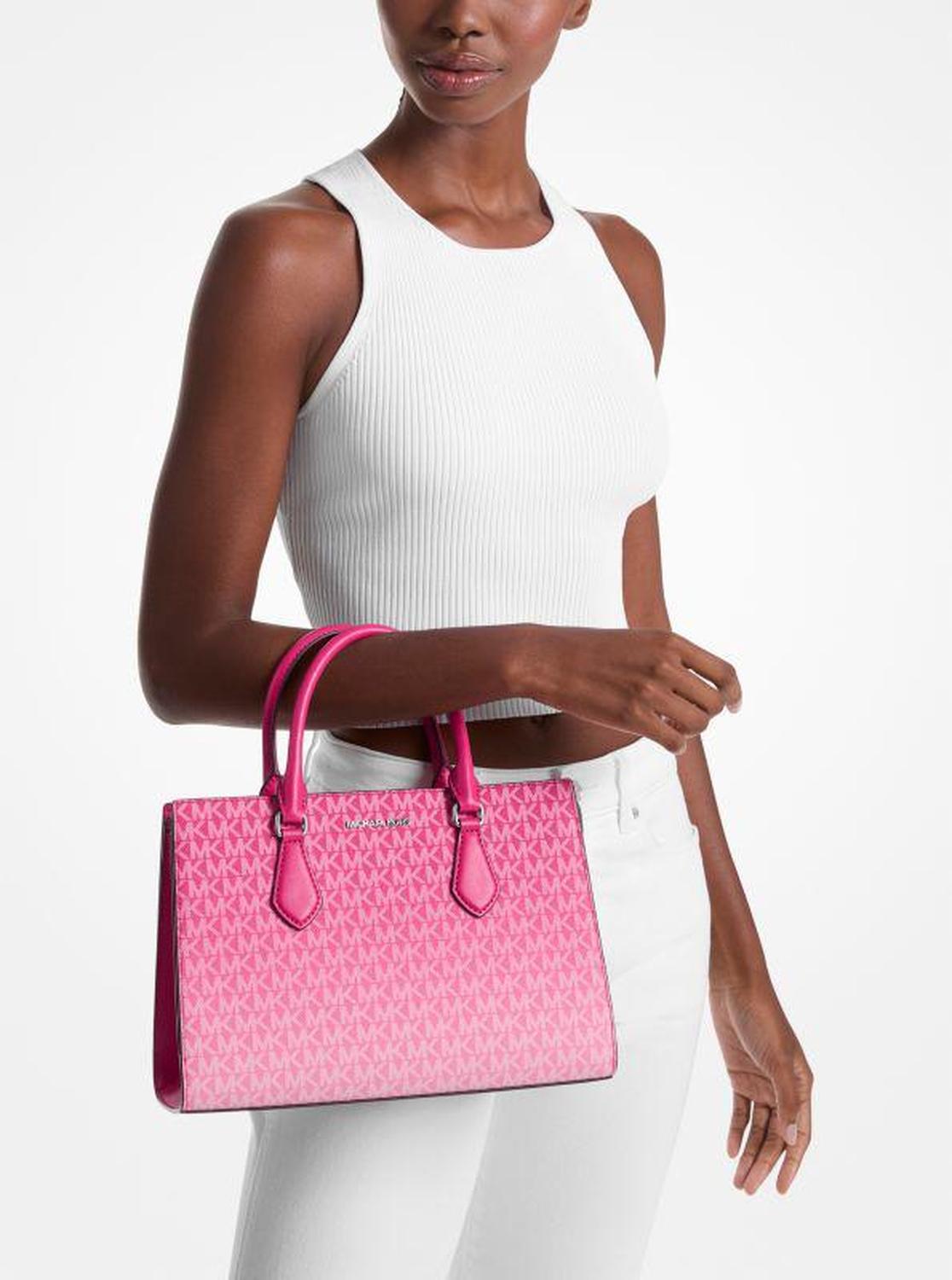 Sheila Medium Ombré Signature Logo Satchel