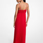 Pleated Georgette Maxi Dress