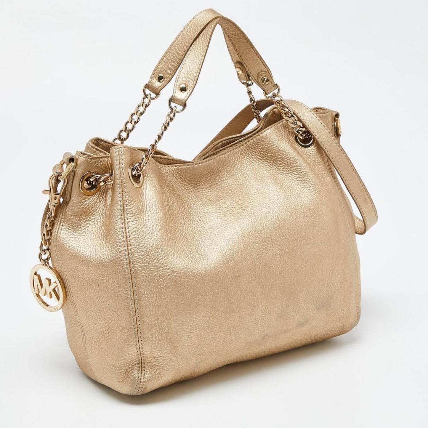 Michael Michael Kors  Leather Frankie Drawstring Bag