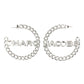 Marc Jacobs Chain Hoop Earrings