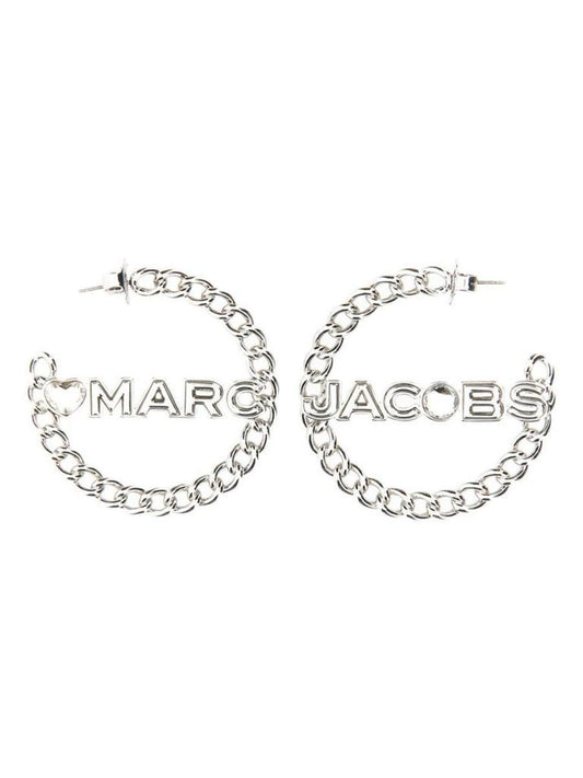 Marc Jacobs Chain Hoop Earrings