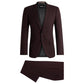 Men's Slim-Fit Patterned Suit