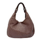 Leather Suede Handbag Shoulder Bag (Pre-Owned)