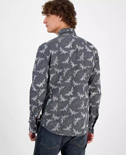 Men's Ermo Butterfly Patterned Shirt