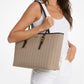 Quinn Large MK2000 Logo Jacquard Tote Bag