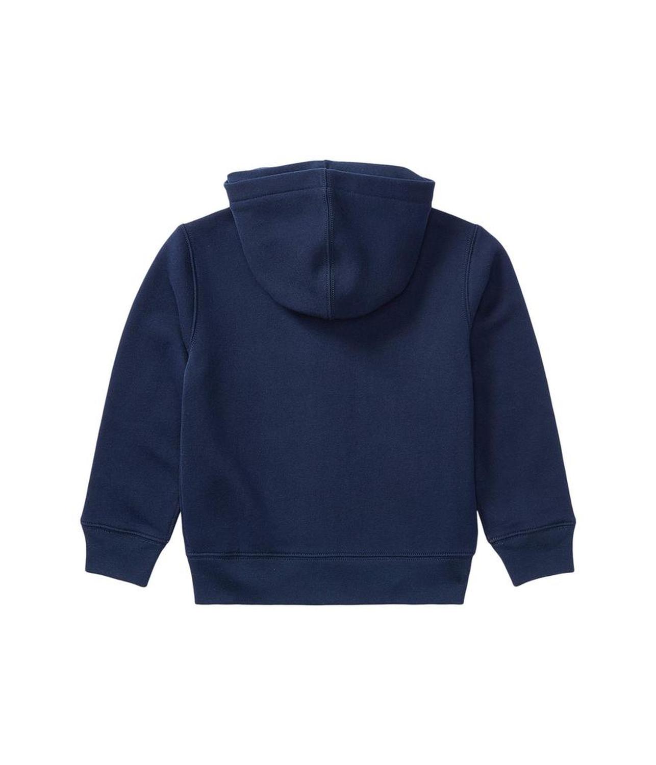 Cotton Blend Fleece Hoodie (Little Kids)