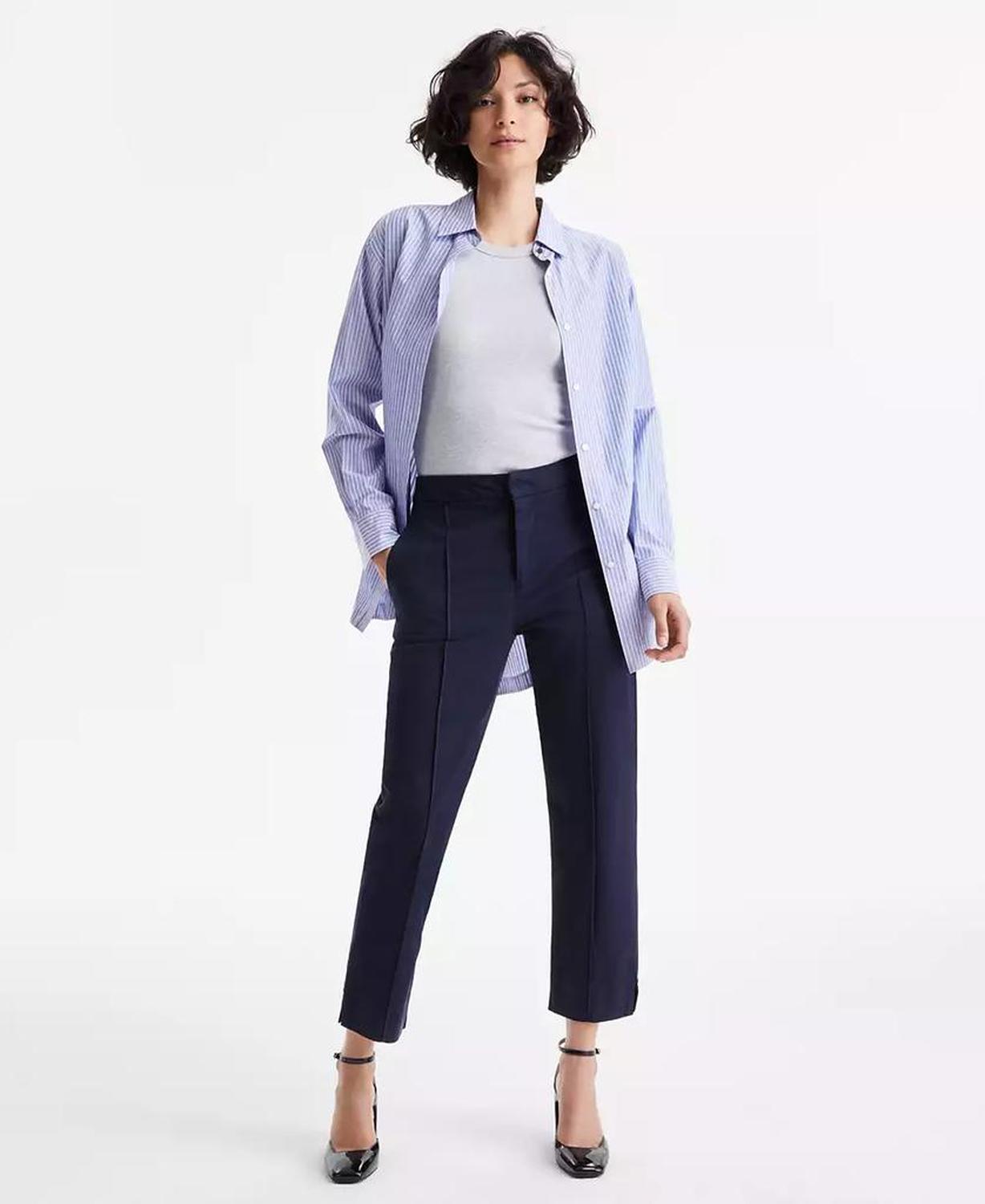 Women's High-Rise Tapered-Leg Pants