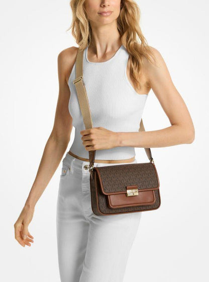 Bradshaw Medium Signature Logo Messenger Bag