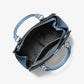 Marilyn Medium Signature Logo Stripe Satchel