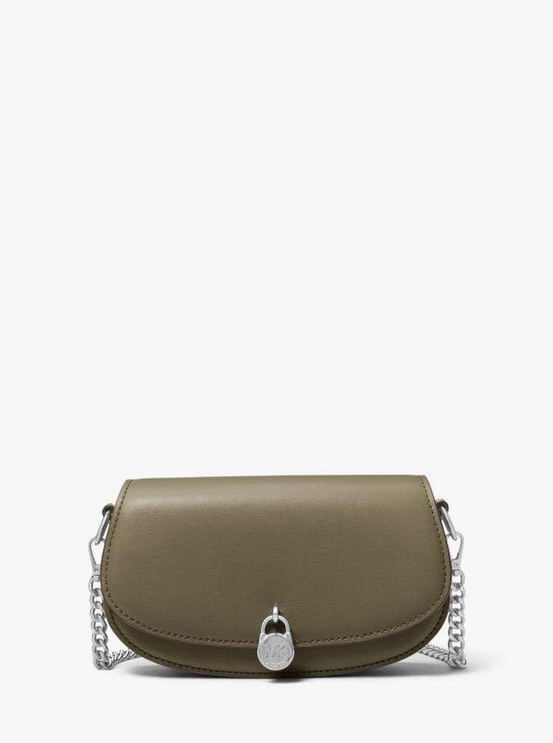 Mila Small Leather Convertible Crossbody Bag