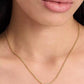 Cubic Zirconia Pendant Necklace, 16" + 3" extender