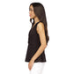 Women's Twist-Front Sleeveless Baby-Doll Top