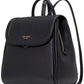 Knotted Pebbled Leather Backpack