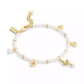 Signature Cat Charm Mother of Pearl Strand Bracelets