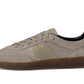 Suede Leather Block Low Profile Sneakers