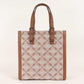 Canvas Leather Tote Bag (Pre-Owned)