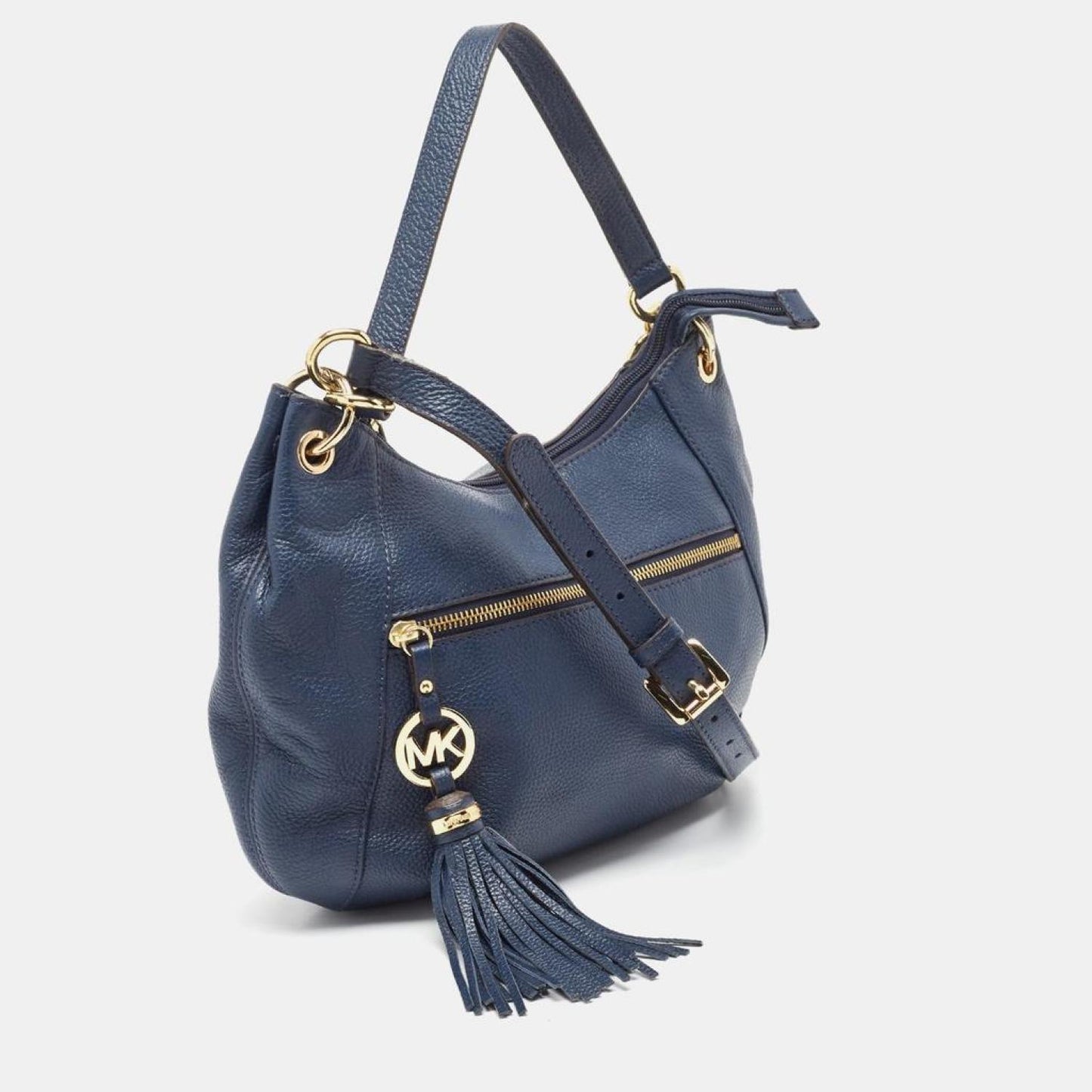 Michael Kors Leather Tassel Crossbody Bag