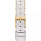 Women's Darrington Two-Hand White Leather Watch, 14mm