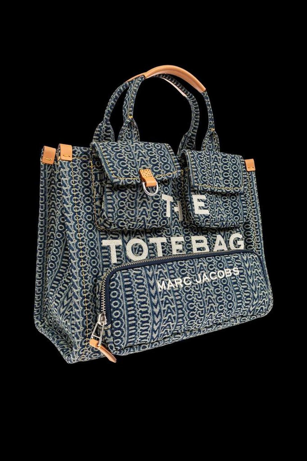 Marc Jacobs The Cargo Monogram Denim Medium Tote Bag