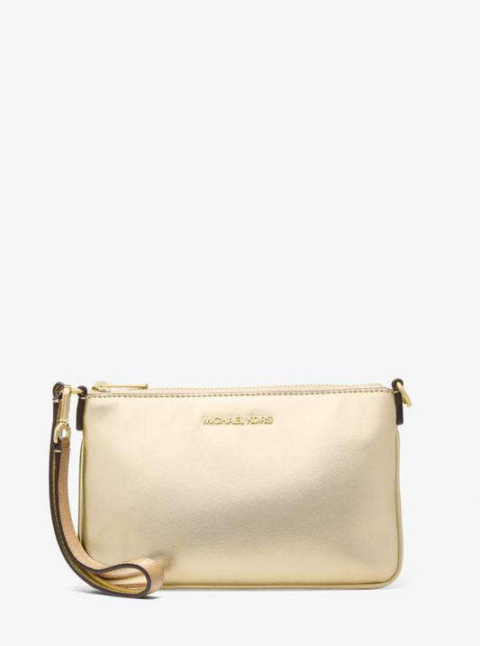 Jet Set Small Metallic Wristlet