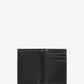 Hudson Metallic Crocodile Embossed Leather Bi-Fold Card Case