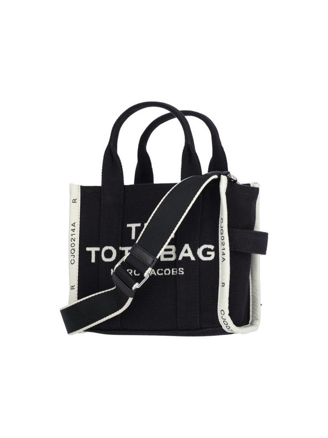 Small Tote Bag "The Jacquard" – Black