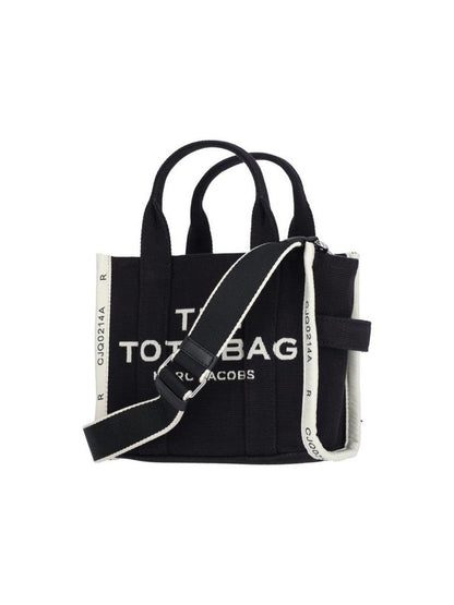 Small Tote Bag "The Jacquard" – Black