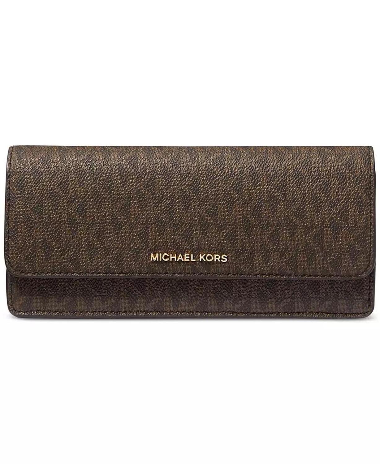 Jet Set Logo Large Flat Wallet