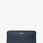 Varick Leather Zip-Around Wallet