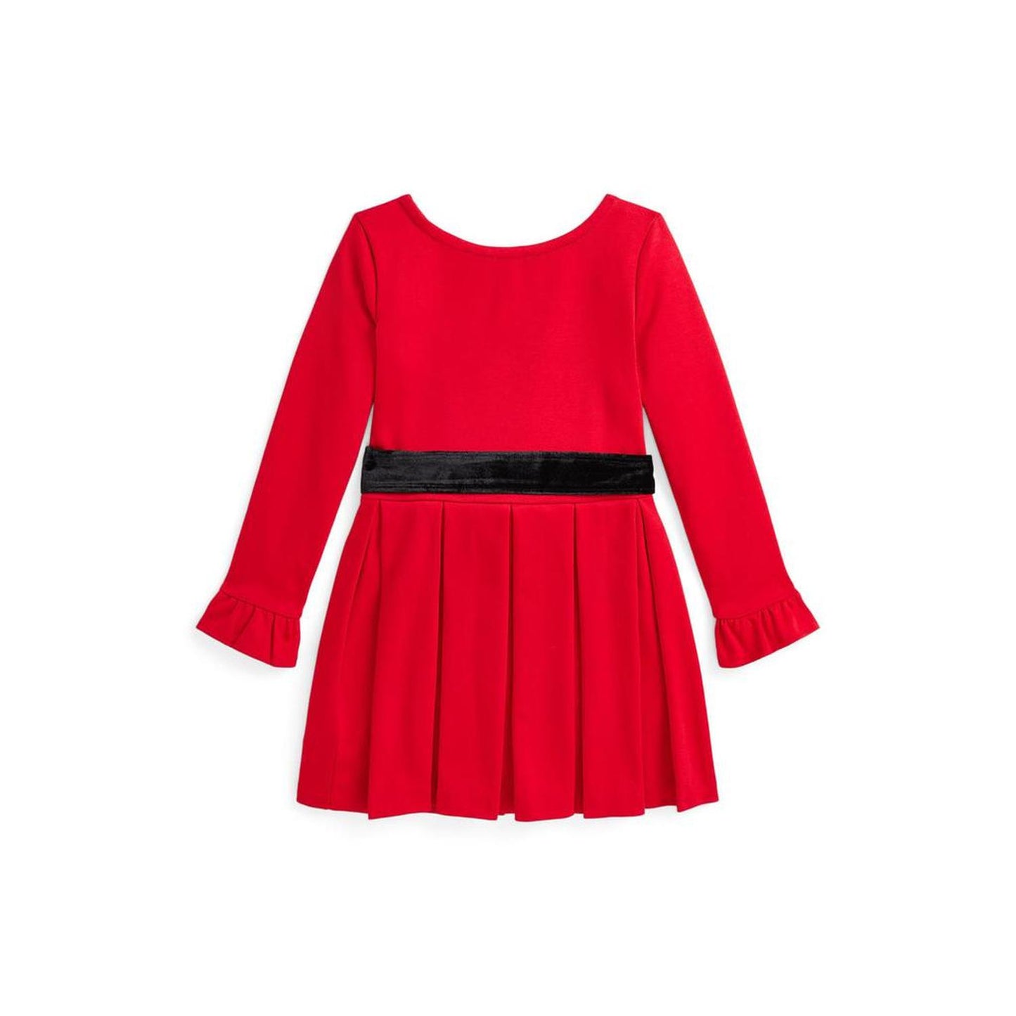Pleated Ponte Dress (Toddler/Little Kid)