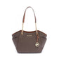 Jet Set Travel Coated Canvas Leather Tote Bag Weekend Bag