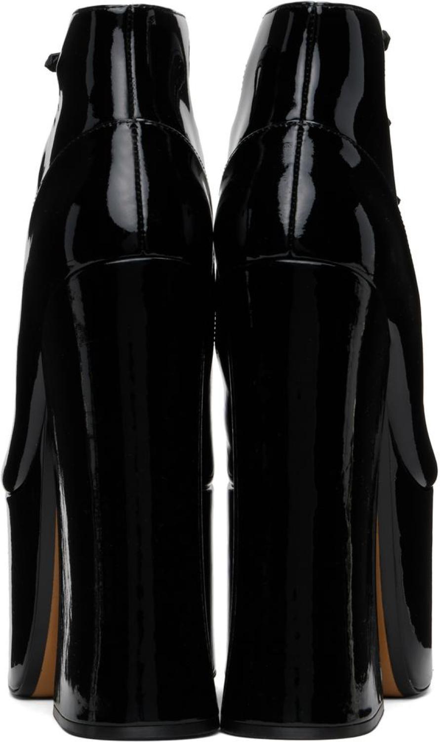Black 'The Patent Leather Kiki' Heels