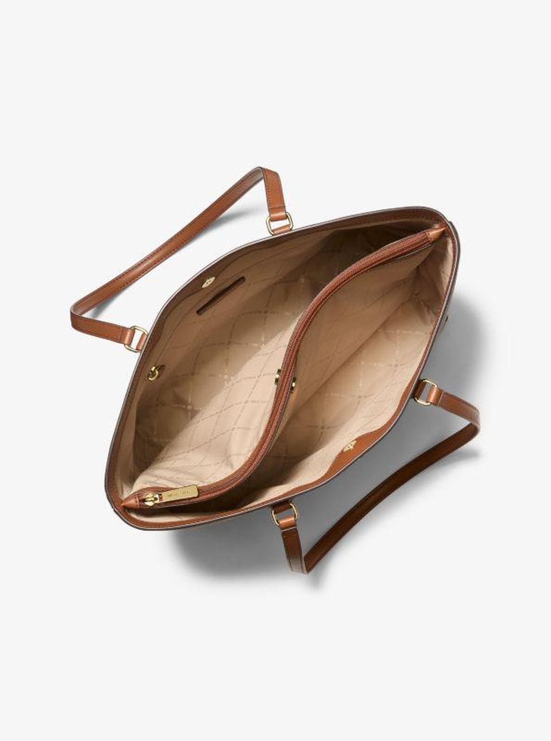 Sheila Large Two-Tone Signature Logo Tote Bag