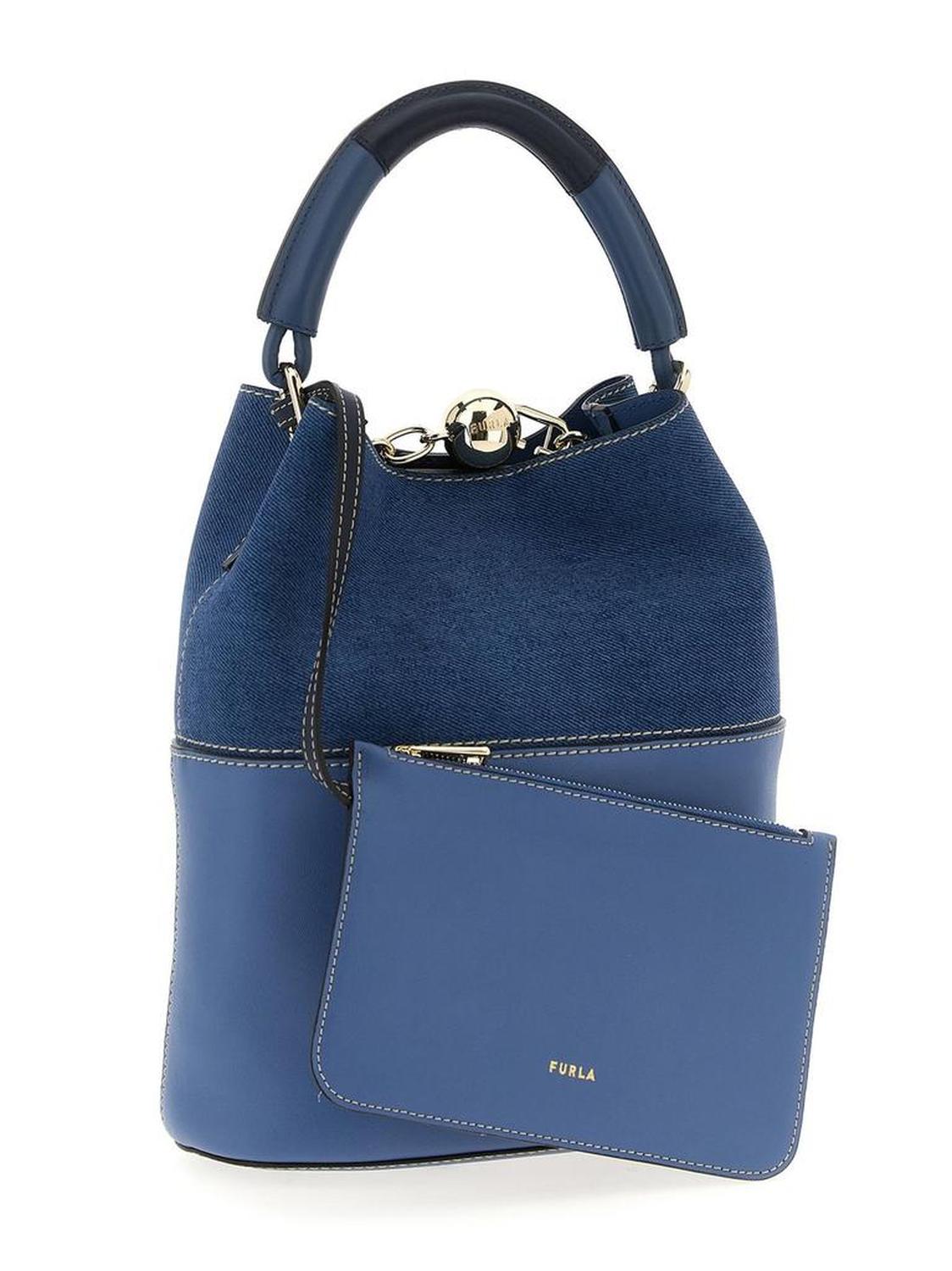 Furla Sfera S Logo Stamp Bucket Bag