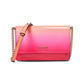 Morgan Ombre Saffiano Leather Flap Chain Wallet