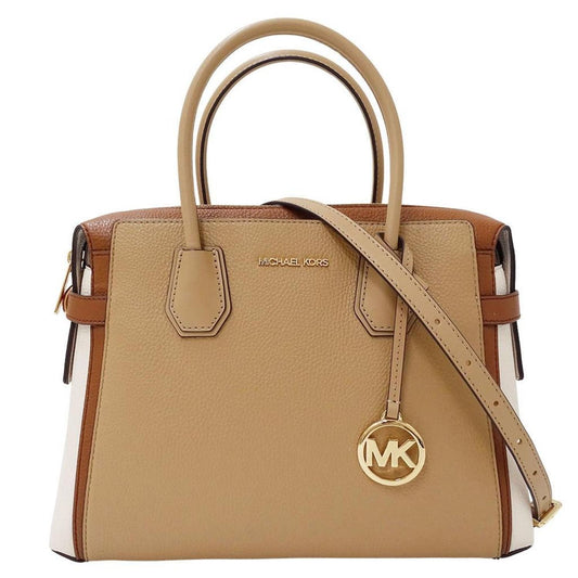 Leather Handbag Shoulder Bag (Pre-Owned)
