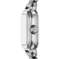 Women's Gracie Square Three-Hand Silver-Tone Stainless Steel Watch, 25mm